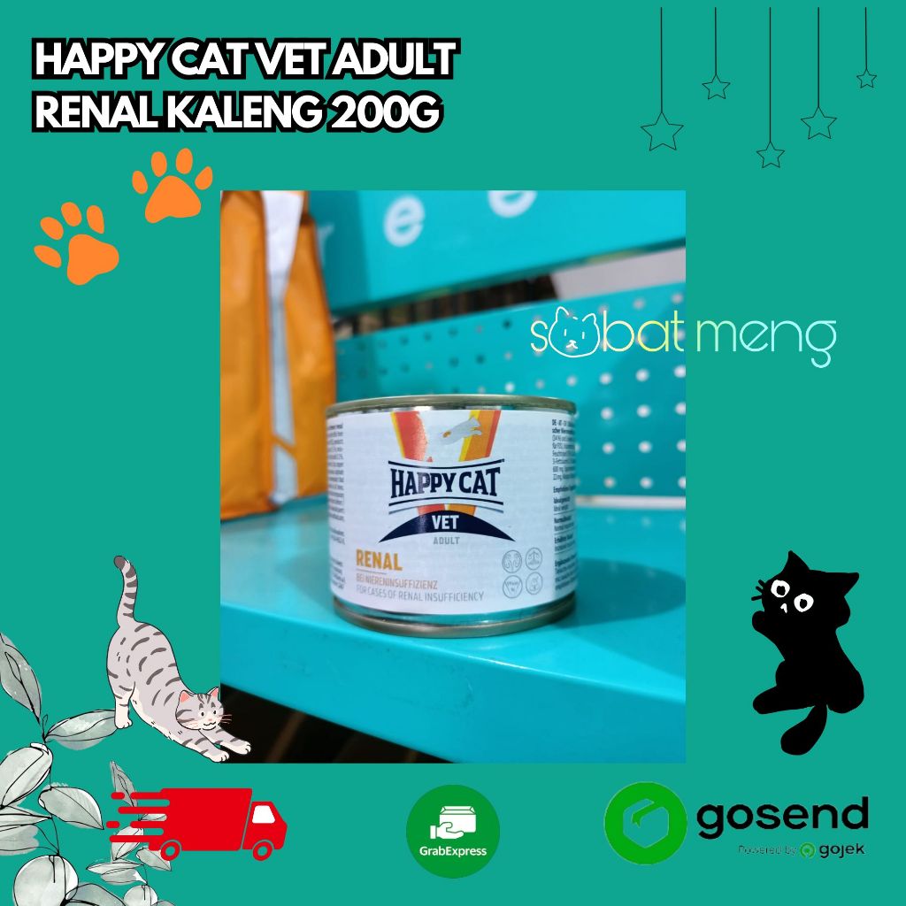 HAPPY CAT VET ADULT RENAL KALENG 200g | HAPPY CAT WET FOOD RENAL