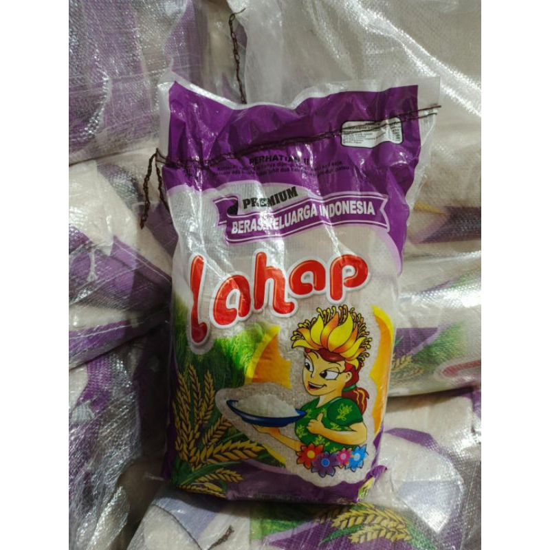 

(LAPOMY) Beras lahap wanita 1 sak 5kg×5