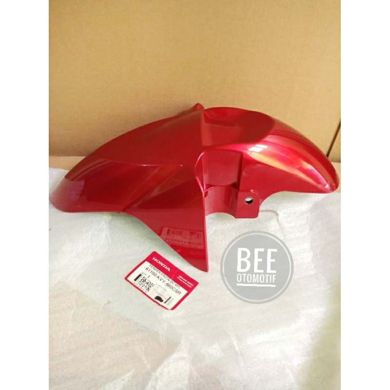 61100 KVY 960CSR fender front slebor depan beat karbu Merah Candy Generasi Pertama ORIGINAL AHM