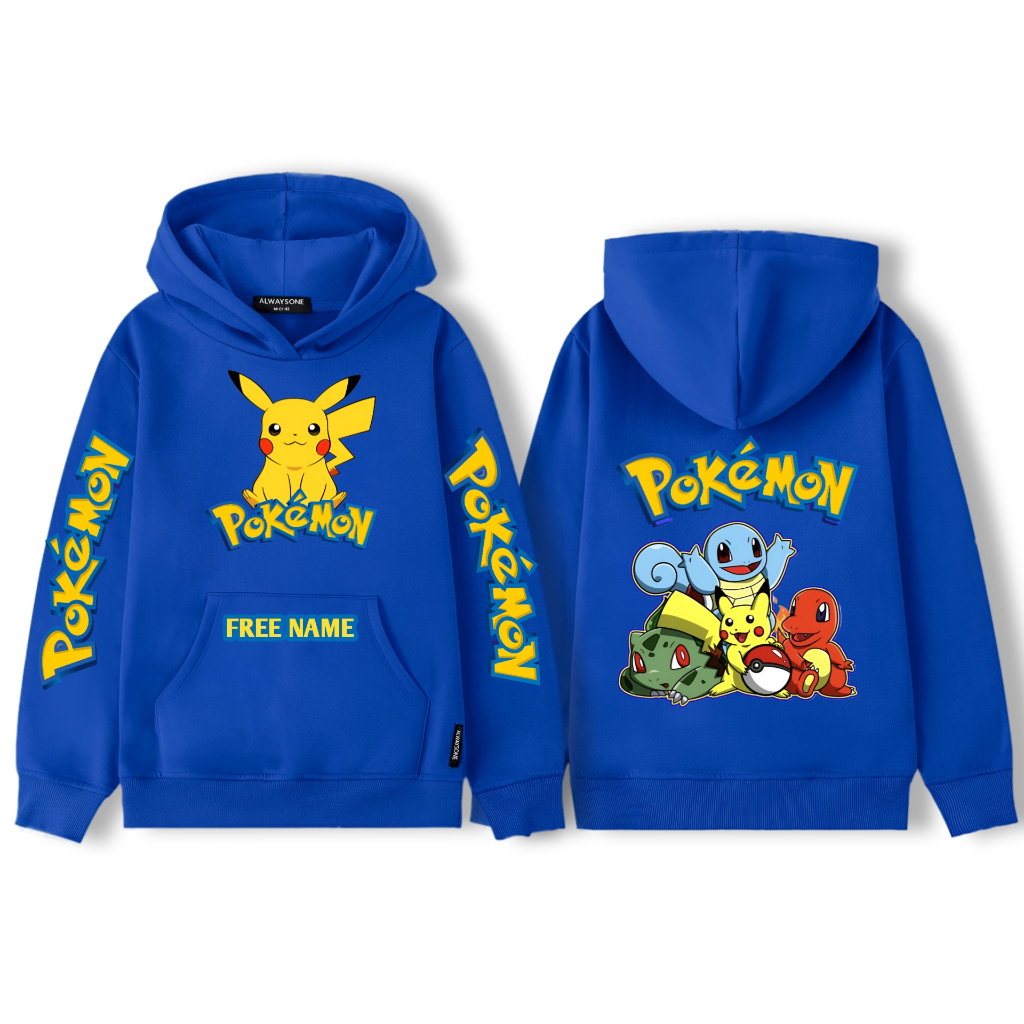 Jaket Hoodie Anak Pokemon Sweater Hoodie Anak Pokemon