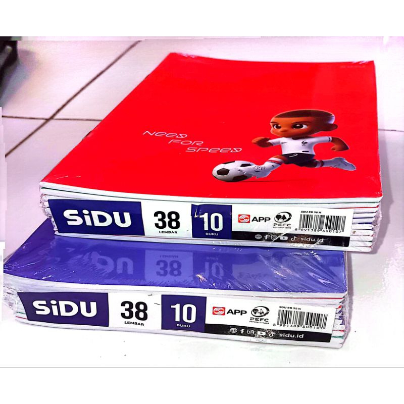 

Buku Tulis SIDU 38 Lembar [Pak=10 pcs]