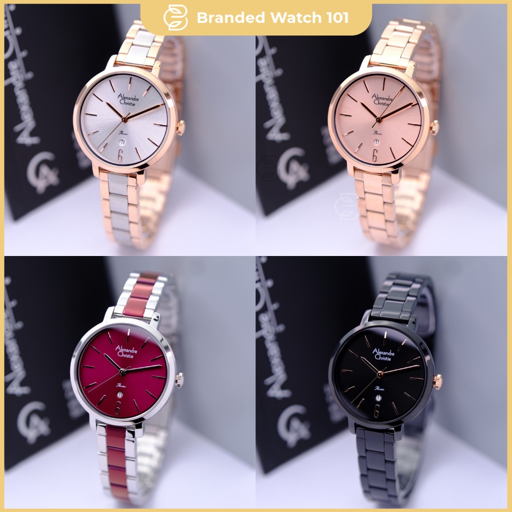 ORIGINAL Jam Tangan Wanita Alexandre Christie AC 2836 / AC2836 / 2836 / AC 2B61 / AC2B61 Garansi Res
