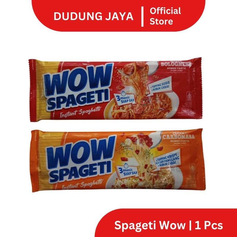 

PASTA WOW SPAGETI INSTANT BOLOGNESE & CARBONARA