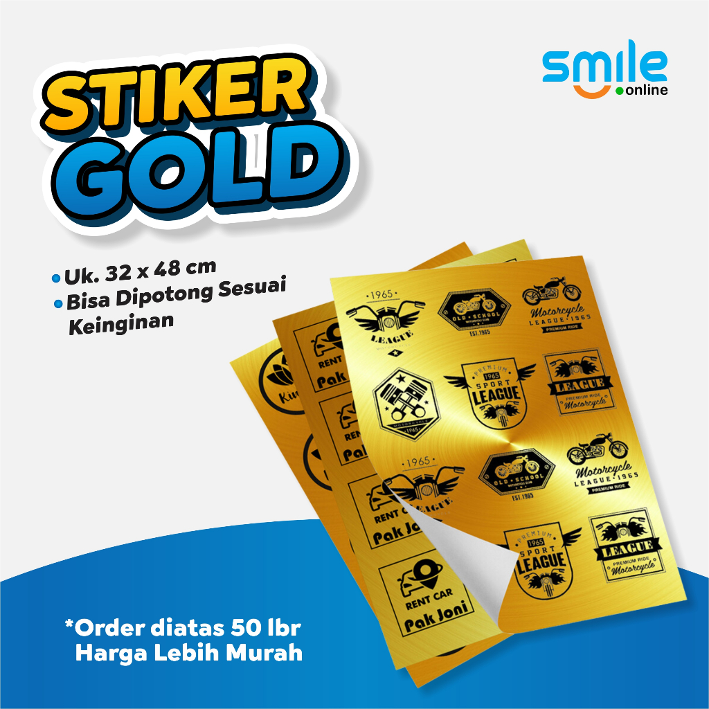 

CETAK STIKER GOLD PREMIUM A3+
