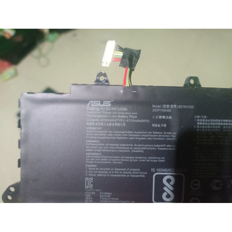 Baterai laptop asus e402 e402w e402s e402m e402ma normal