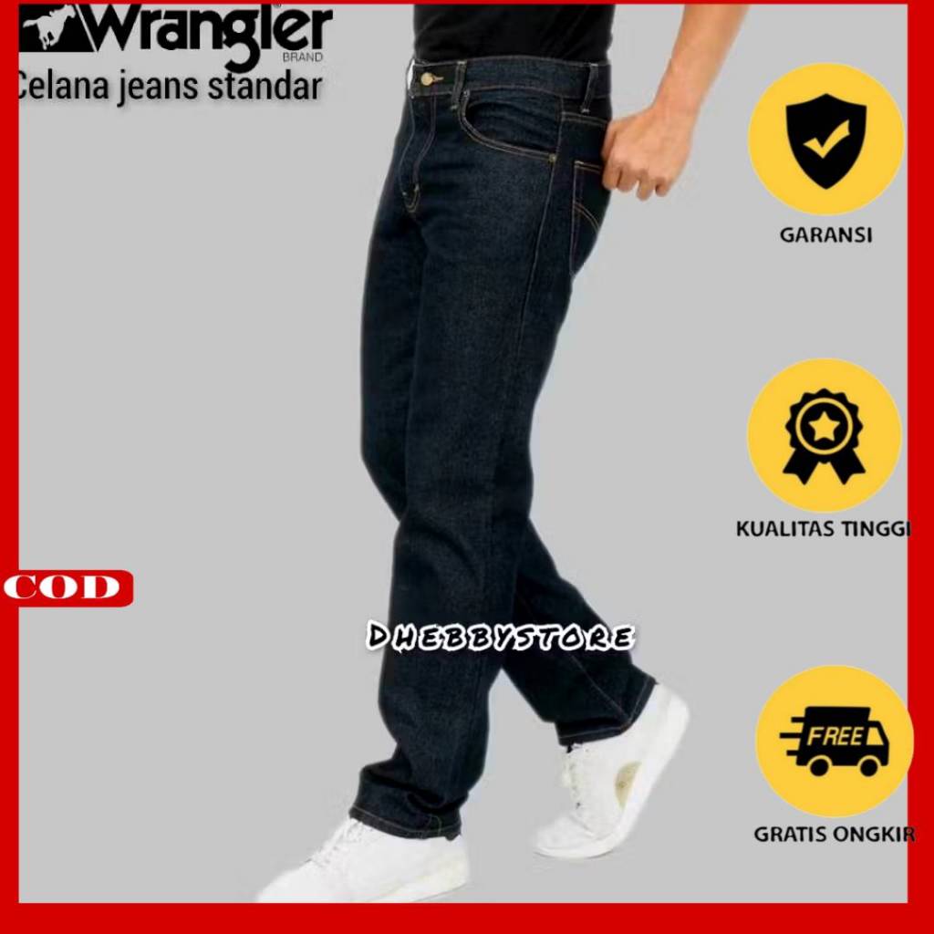 CELANA JEANS COWOK MODEL STANDAR REGULER CREAM ABU COKLAT BLUE GARMENT