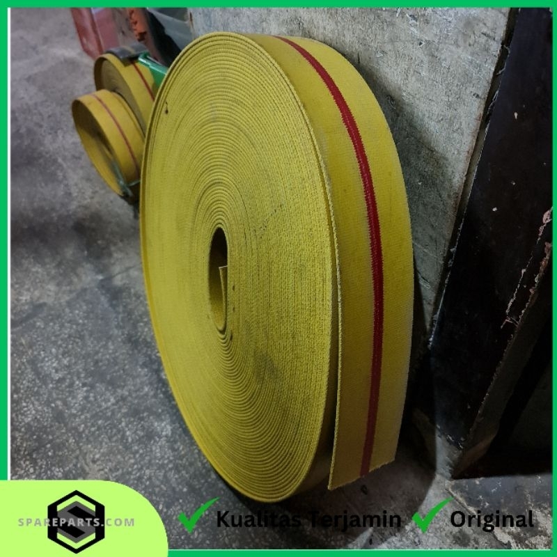 Ban Driving | Belt Driving | Ban Mesin Diesel Kuning 4" x 4ply  ( Harga Per Meter )