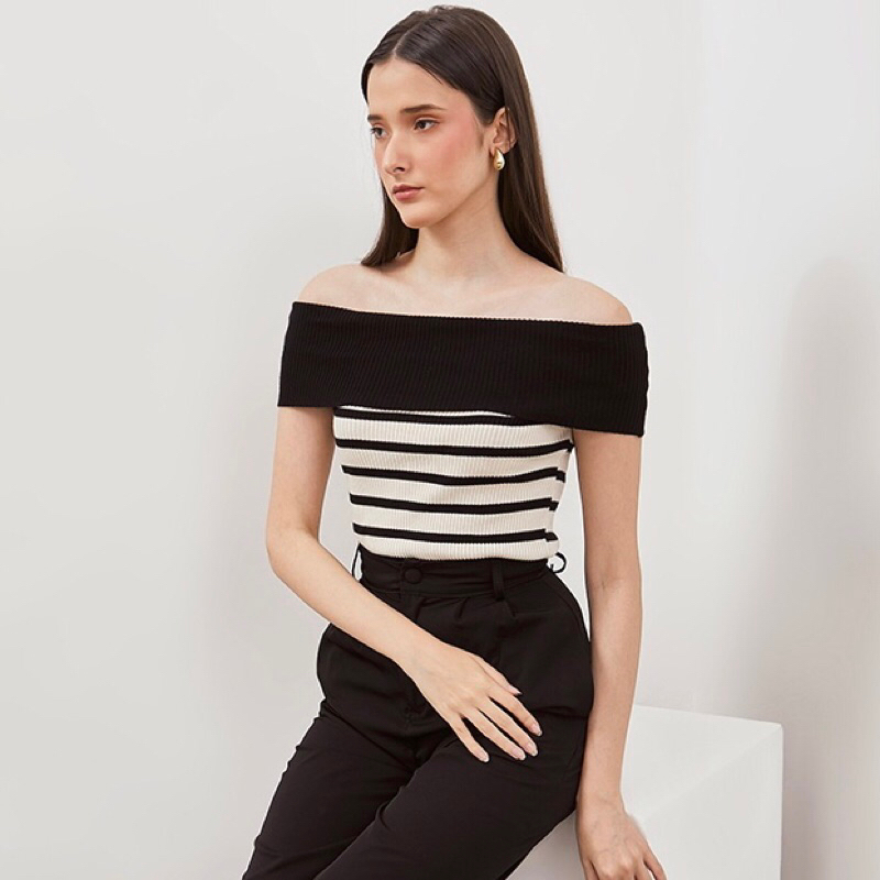 Issy Top - Masty Studio | Knit Top | Sabrina Top | Off Shoulder