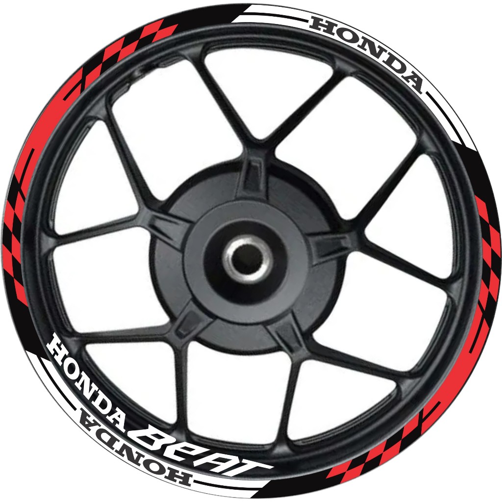 Stiker Motor Velg Honda Beat Cutting Sticker List Pelek Variasi Aksesoris Premium