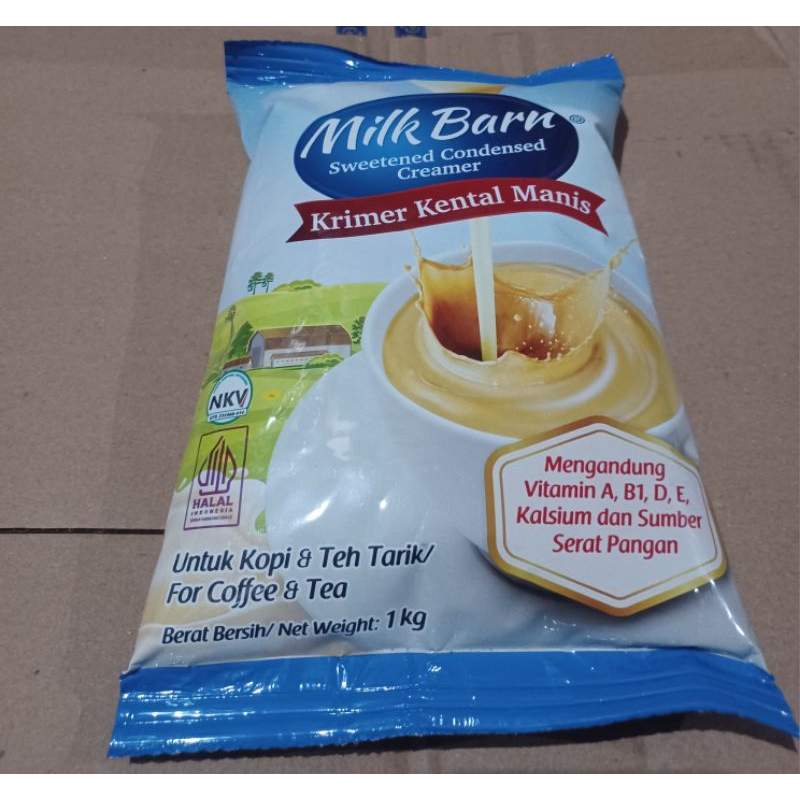 

MILK BARN KRIMER KENTAL MANIS POUCH KEMASAN 1kg