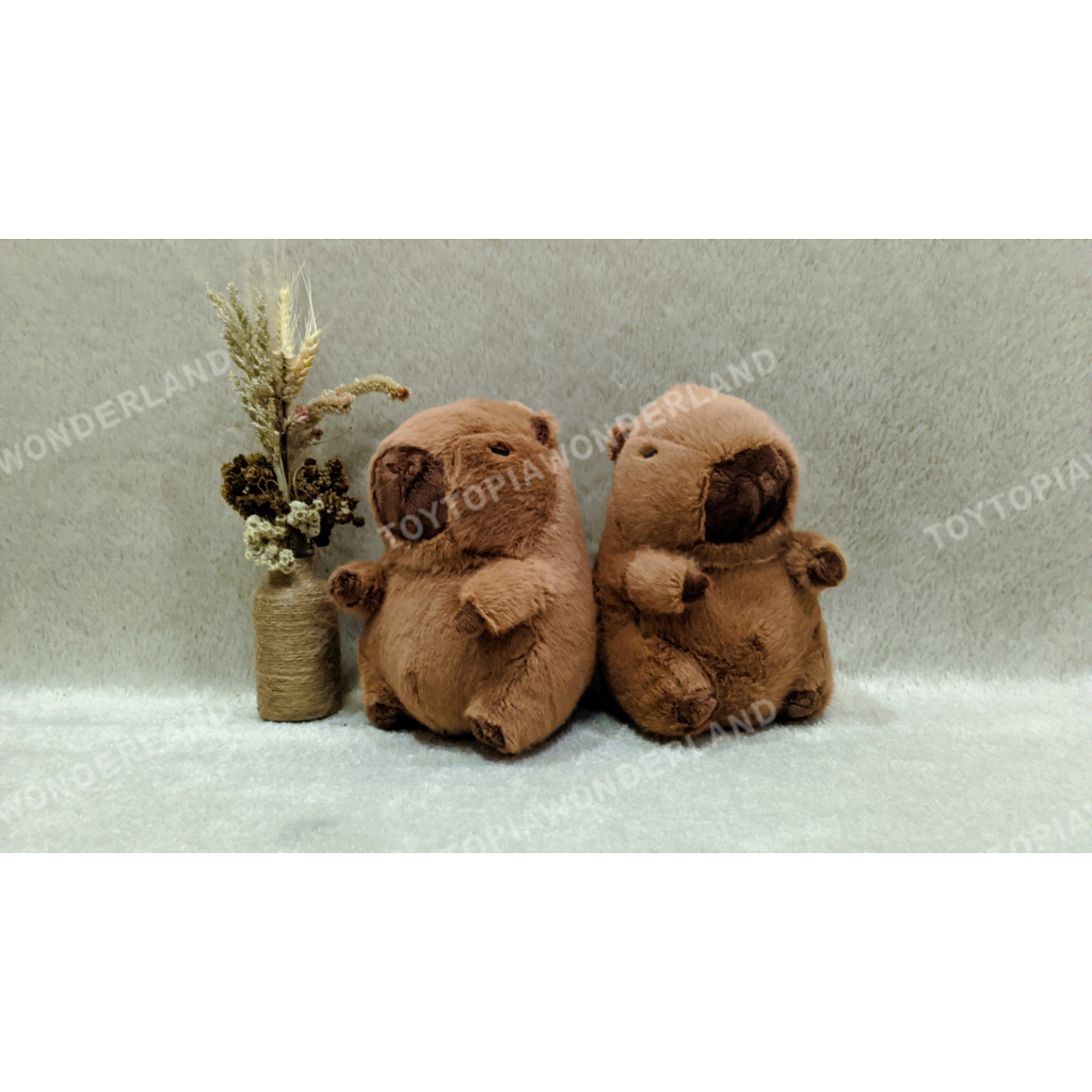 Boneka Capybara Kipas Ekor Mutar Kapibara Ekor Muter Lucu