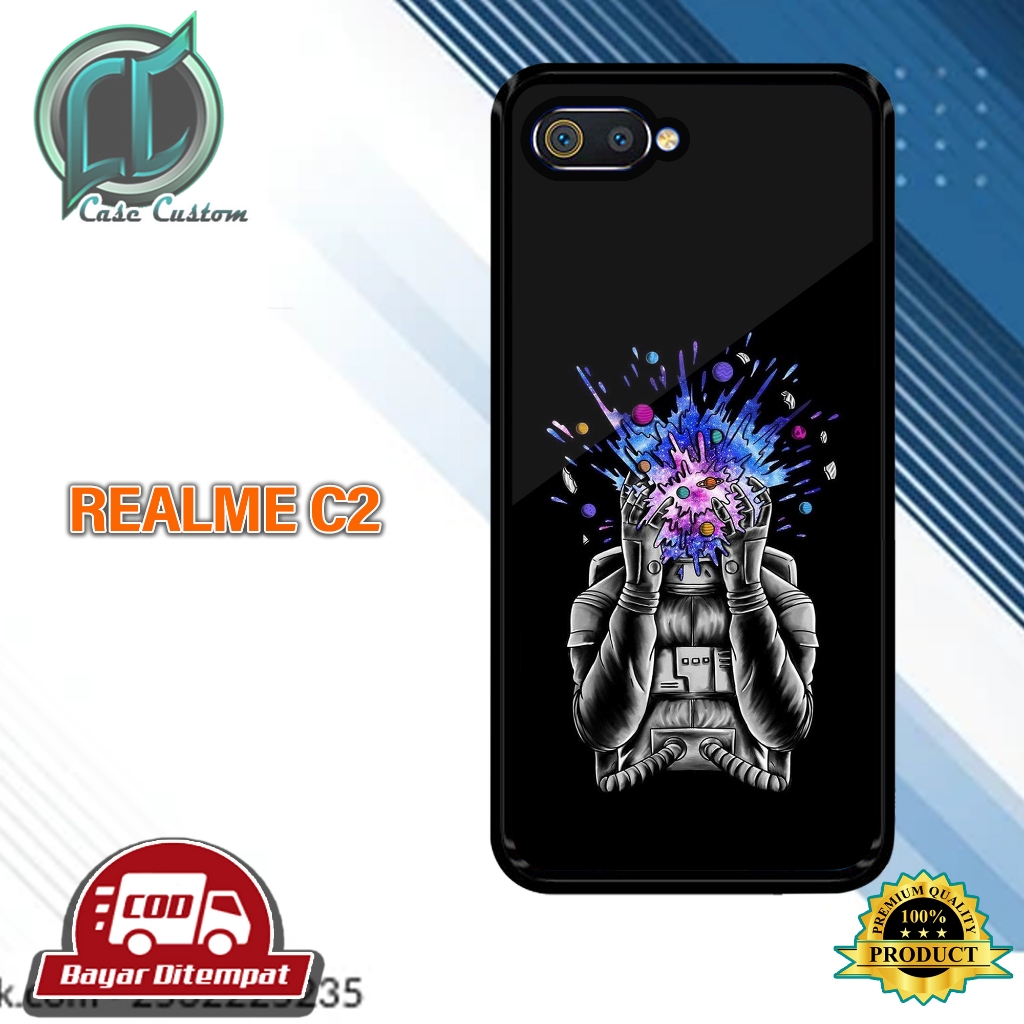 Case REALME C2 Bisa Untuk Semua Type hp Juga _Terbaru Case Kilau _Case Custom_Hardcase 2D Glosy_Case