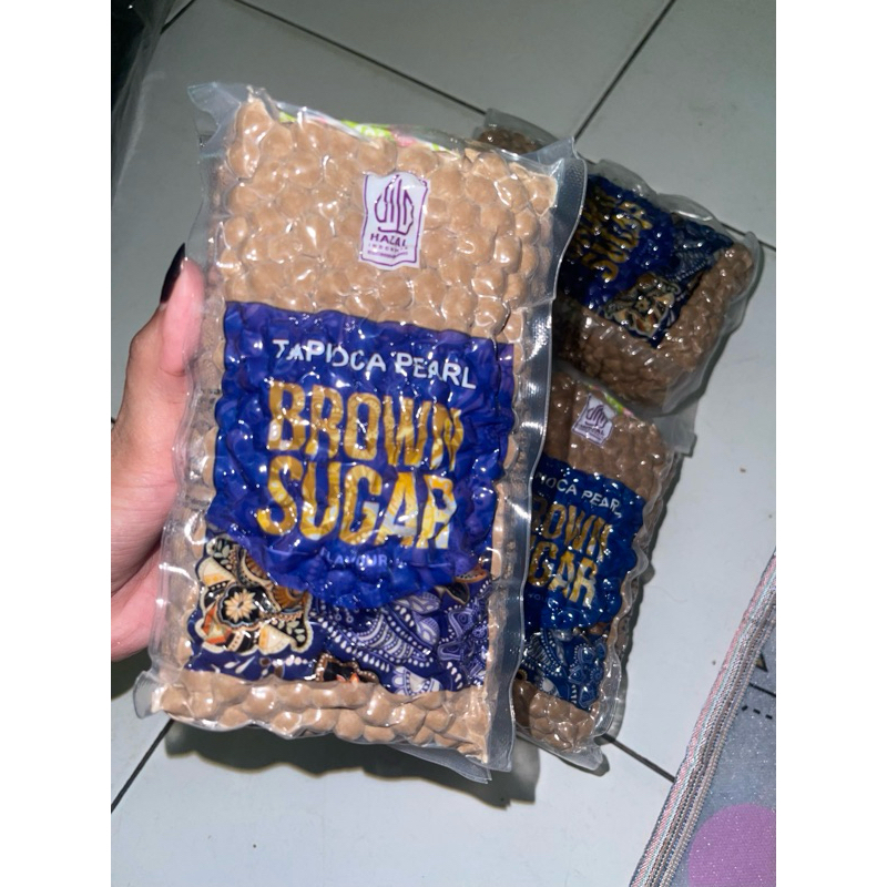 

boba 1kg topping minuman boba brown sugar