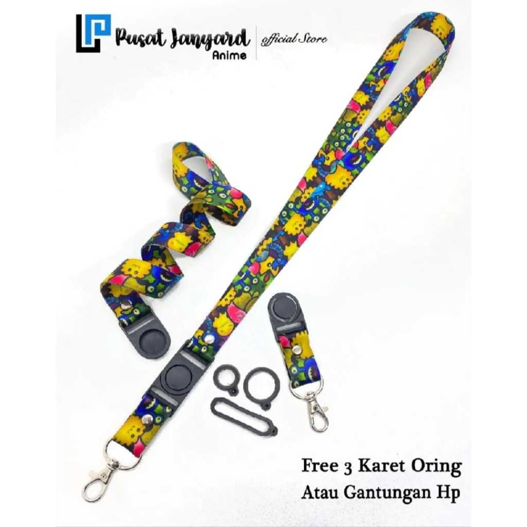 

Tali lanyard print sublim 2cm cetak 2 muka full printing bahan lembut Grade a full premium anti luntur ( warna kontras dan mengkilat)