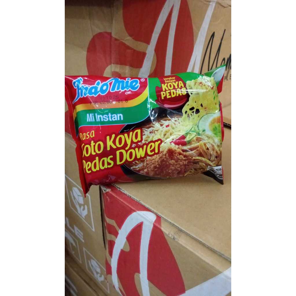 

{ISI 5 Pcs}Indomie Soto Koya Pedas Dower 76 Gr