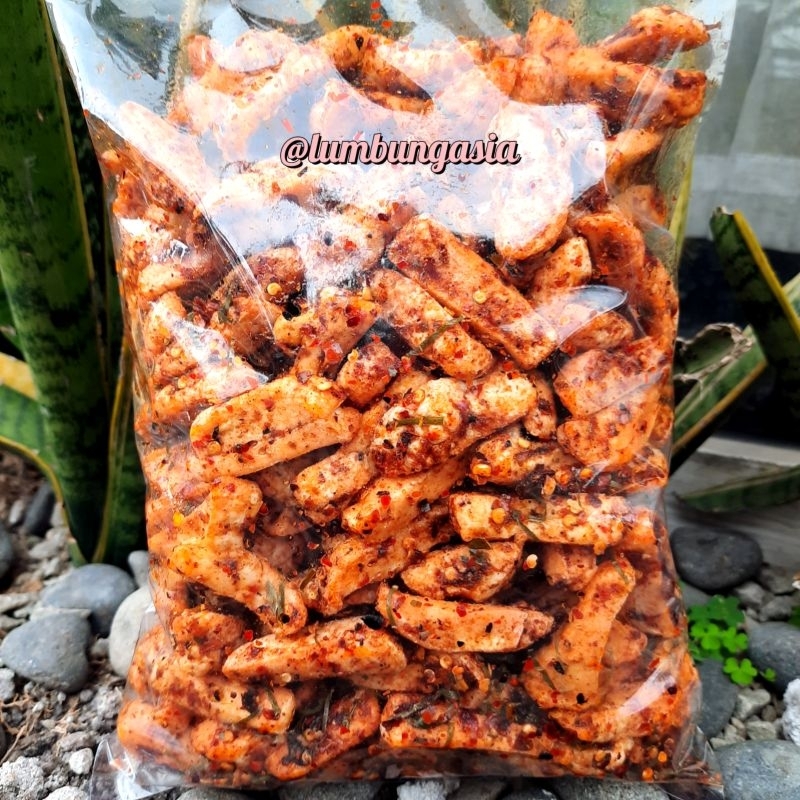 

basreng pedas daun jeruk 1kg - 1 kilogram kegilaan!