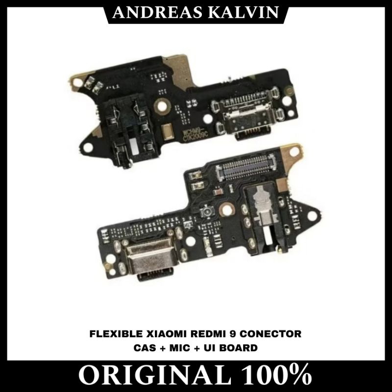 FLEXIBLE XIAOMI REDMI 9 CONECTOR CAS + MIC + UI BOARD