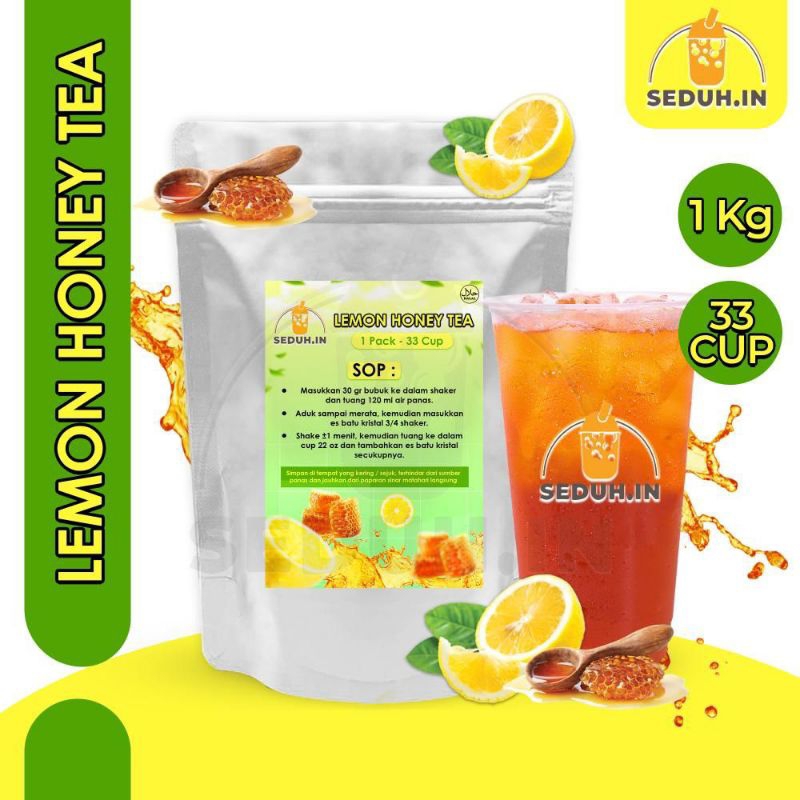 

Minuman Lemon Honey tea 1KG / Minuman bubuk instan Premium 2