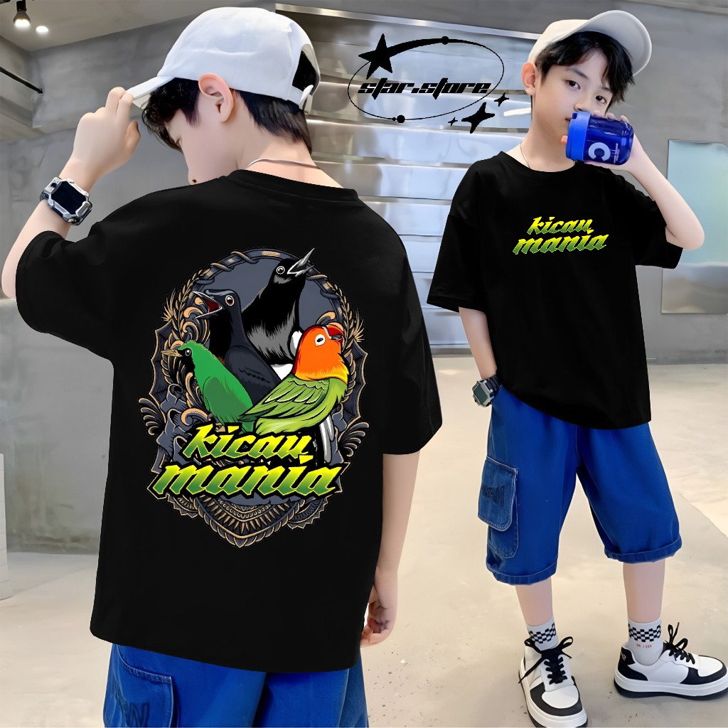 KAOS ANAK BURUNG KICAU MANIA | KAOS BURUNG | KAOS KOMUNITAS | KICAU MANIA | KAOS DISTRO ORIGINAL | B