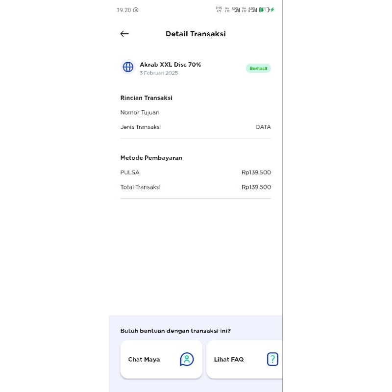 Kartu xl dengan paket Akrab XXL diskon 70%