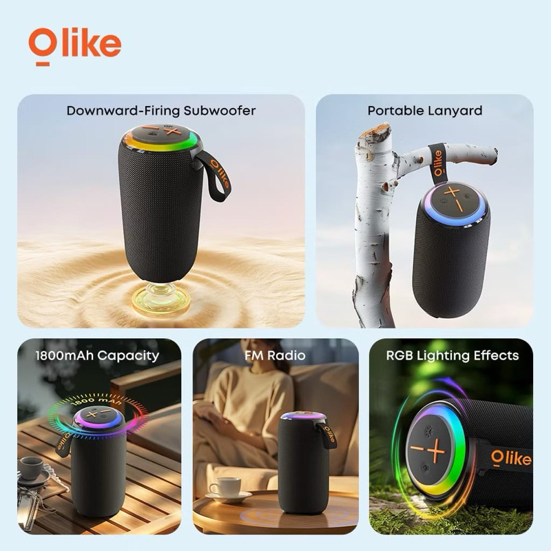 Speaker Bluetooth Olike SF11 RGB