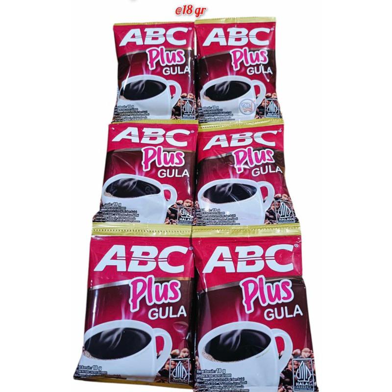 

KOPI ABC PLUS ISI 10 SACHET | KOPI HITAM PLUS GULA