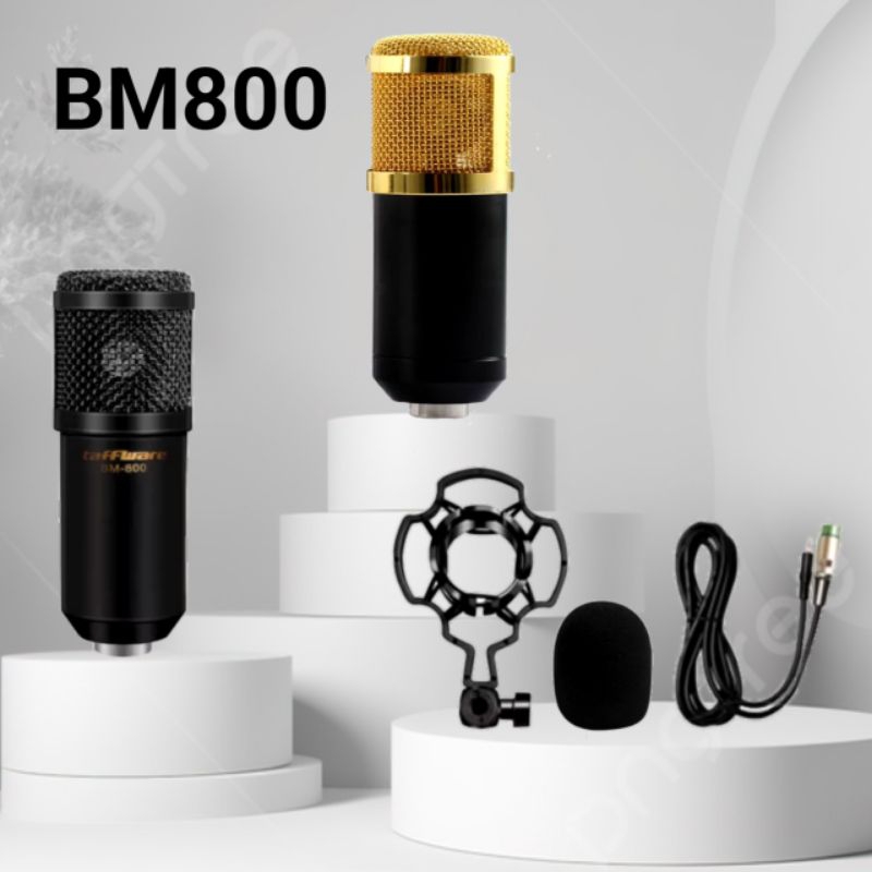 PROFESIONAL MIC MICROPHONE TAFFSTUDIO CONDENSER STUDIO BM800