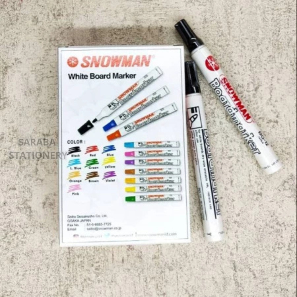

SPIDOL SNOWMAN WHITEBOARD Warna