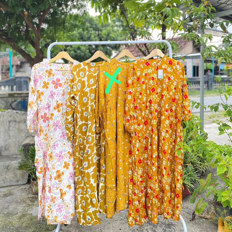 Daster Harian Home dress lengan panjang