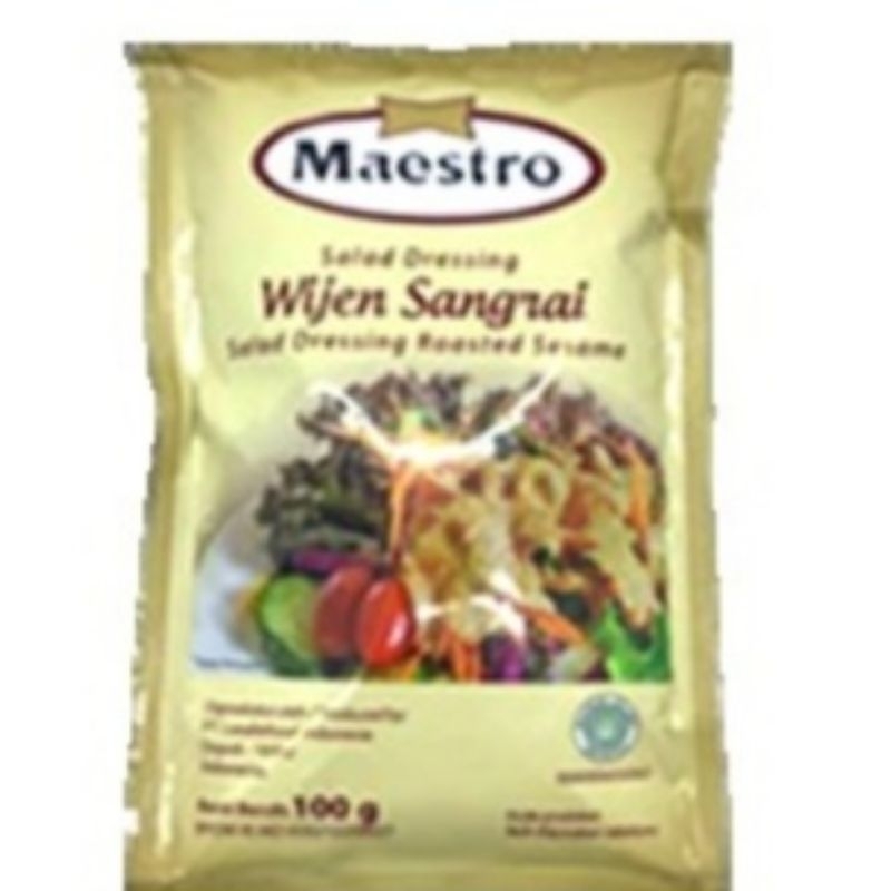

Maestro Wijen Sangrai Salad Dressing