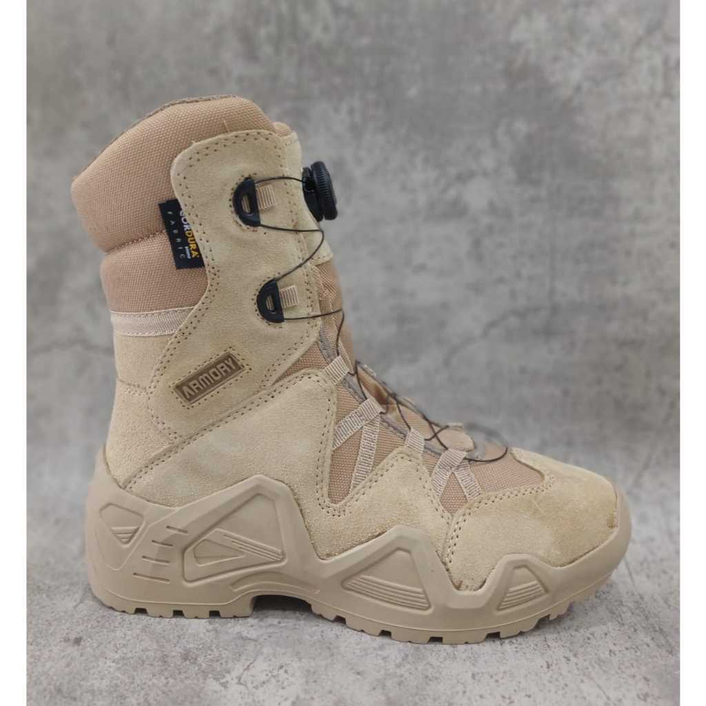 Sepatu Lowa Gurun - Sepatu PDL Lowa Gurun - Sepatu Model Lowa Tali Boa Putar