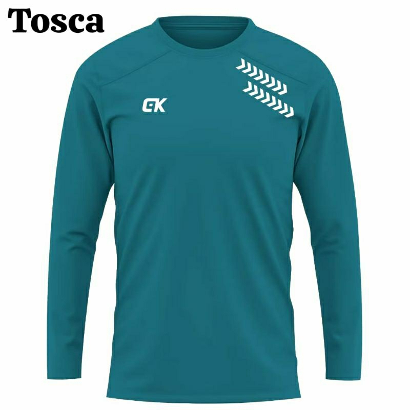 Kaos Jersey Dryfit Lengan Panjang CK Sport Motif Panah Baju Atasan Olahraga Dewasa Pria Wanita Train