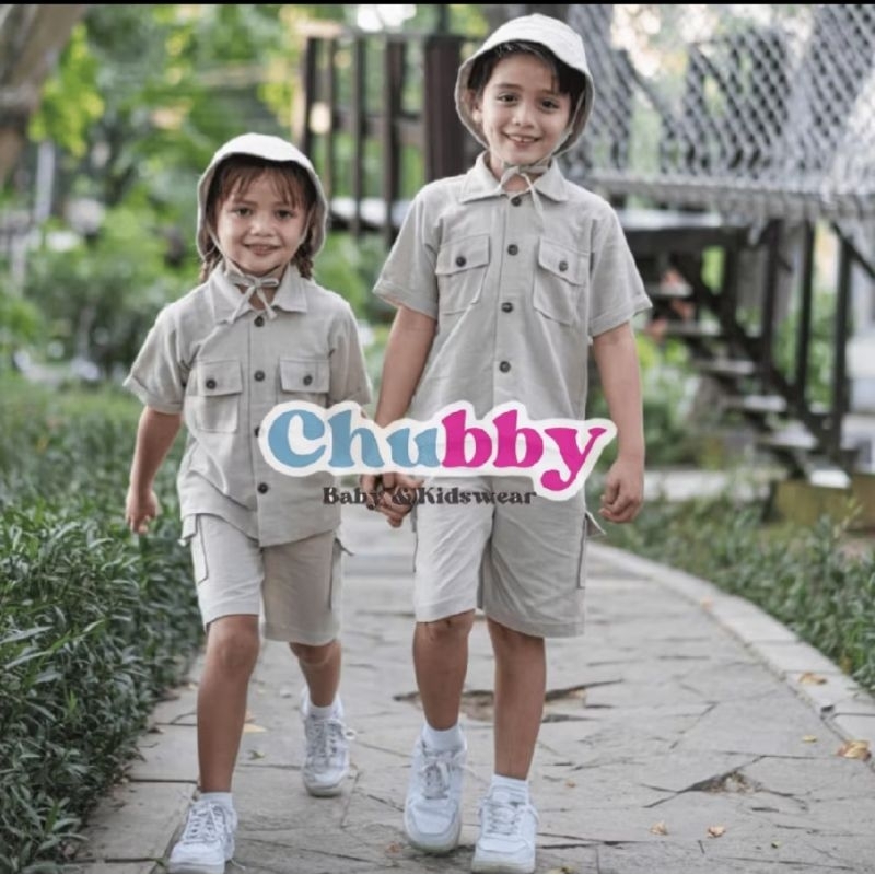 SAFARI SET STYLE | Baju Safari Anak | Baju Outbond Anak | Baju Main Anak | Baju Set Anak