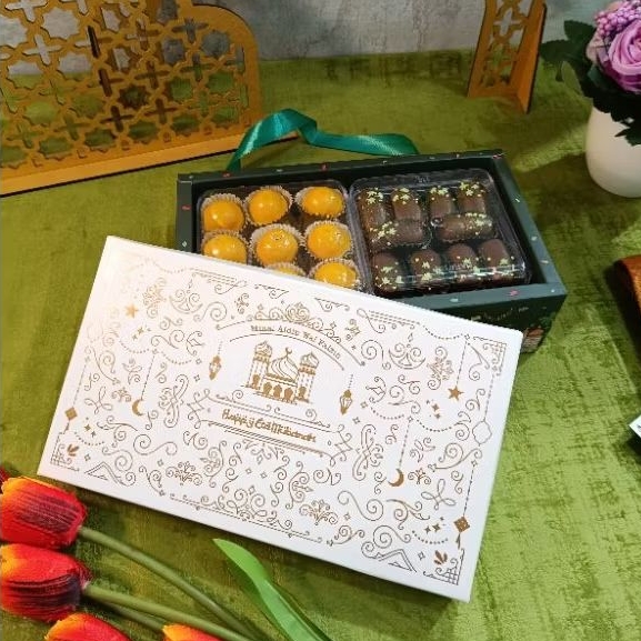 

Hamper Idul Fitri - NOOR - 2 Toples Sedang - Bisa pilih kookies