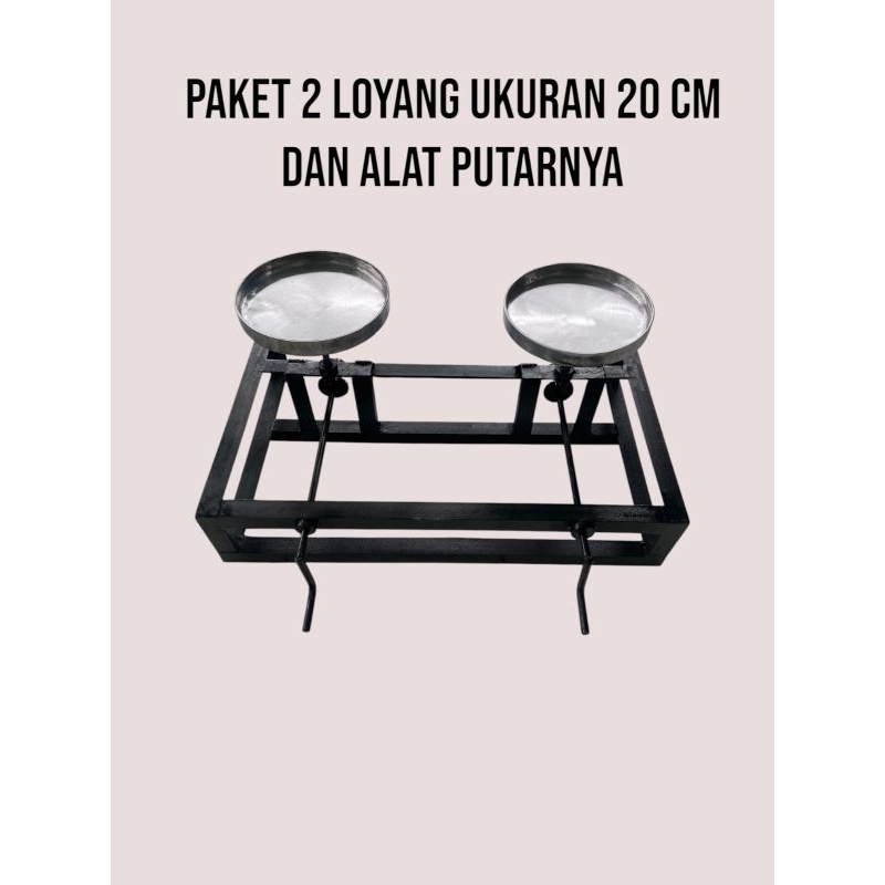 PAKET ALAT PAUTAR KUE LEKER 20 CM