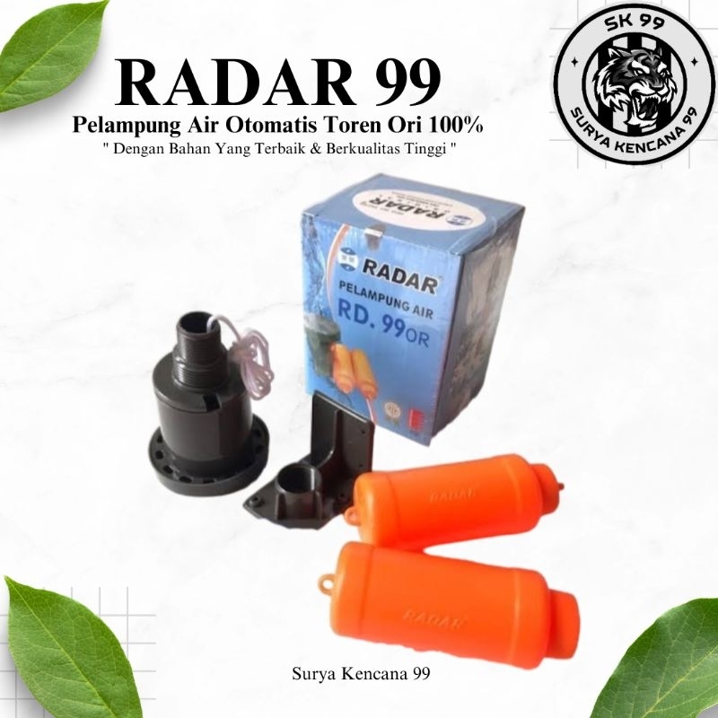 RD99 Pelampung Air Otomatis Toren Radar Biru RD.99OR Original