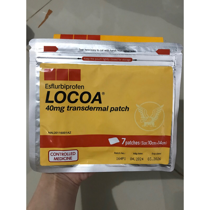 Locoa patch made in japan koyo locoa jepang 40mg transdermal patch isi 7 patches