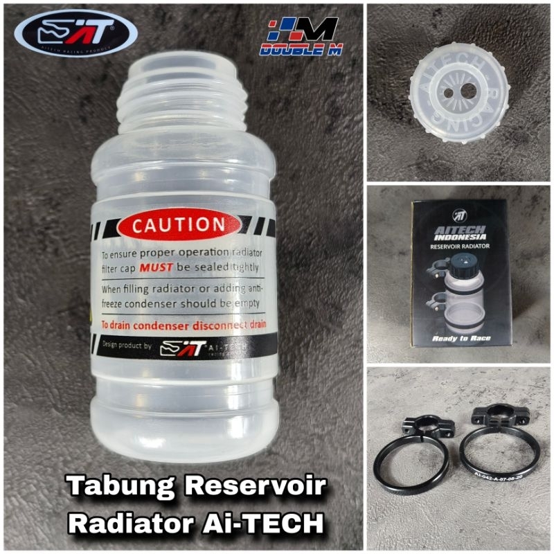sew Botol Cadangan Air Radiator Tabung Reservoir Aitech Kawasaki Ninja RR R SS ZX NSR 150 Vixion MX