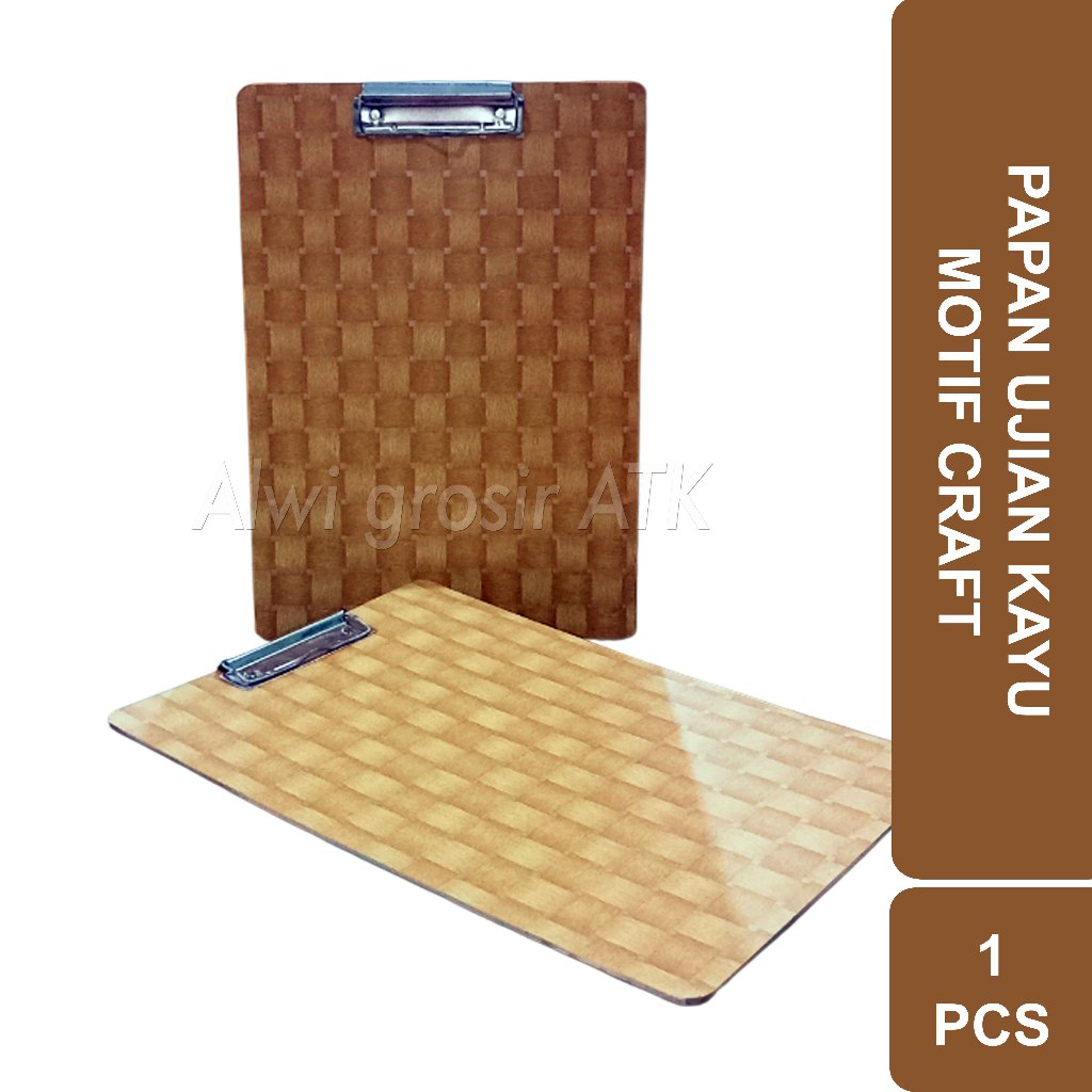 

Papan Ujian Tebal Kayu Motif Craft Yamata - Bikin Ujian Jadi Nyaman | 1 Pcs