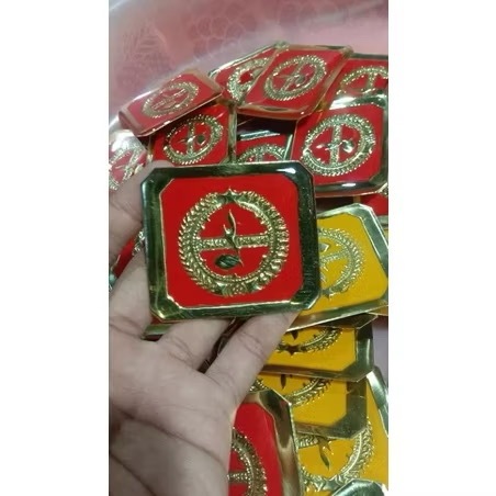 Tatop pramuka timbul tanda topi emblem baret boni penggalang penegak pandega