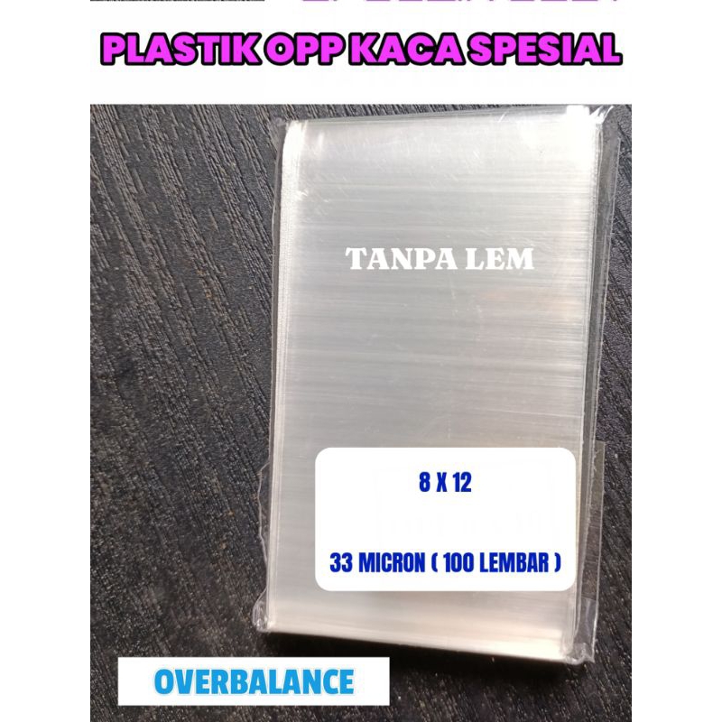 Plastik Opp 8x12 Kaca - Plastik Opp Kaca 8 x 12 - Plastik Opp 8x12 Souvenir & Cards