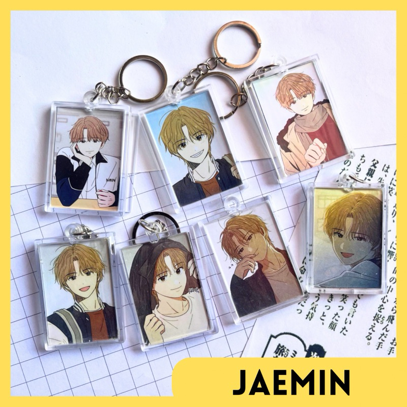 Gantungan kunci akrilik webtoon Season of blossom key chain anime mainan anak