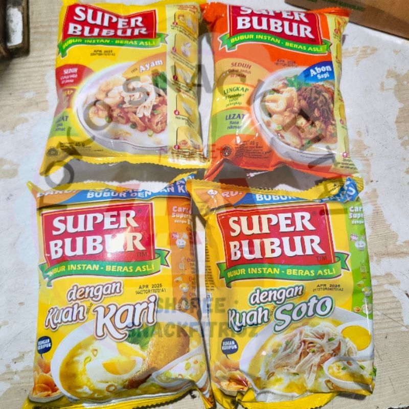 

SUPER BUBUR BUBUR INSTANT 1PCS ANEKA RASA