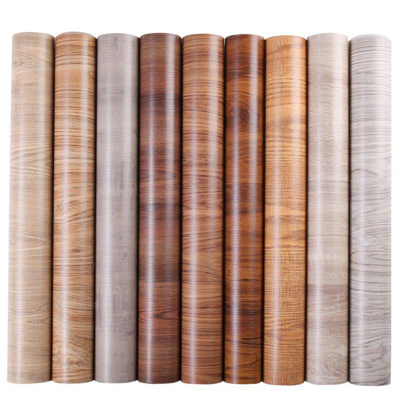 WALLPAPER ROLL 40CMX10M WALLPAPER DINDING ROLL MOTIF KAYU