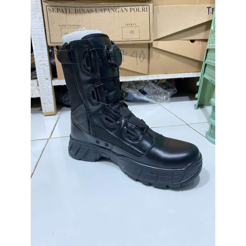 SEPATU JATAH POLRI | SEPATU TALI PUTAR