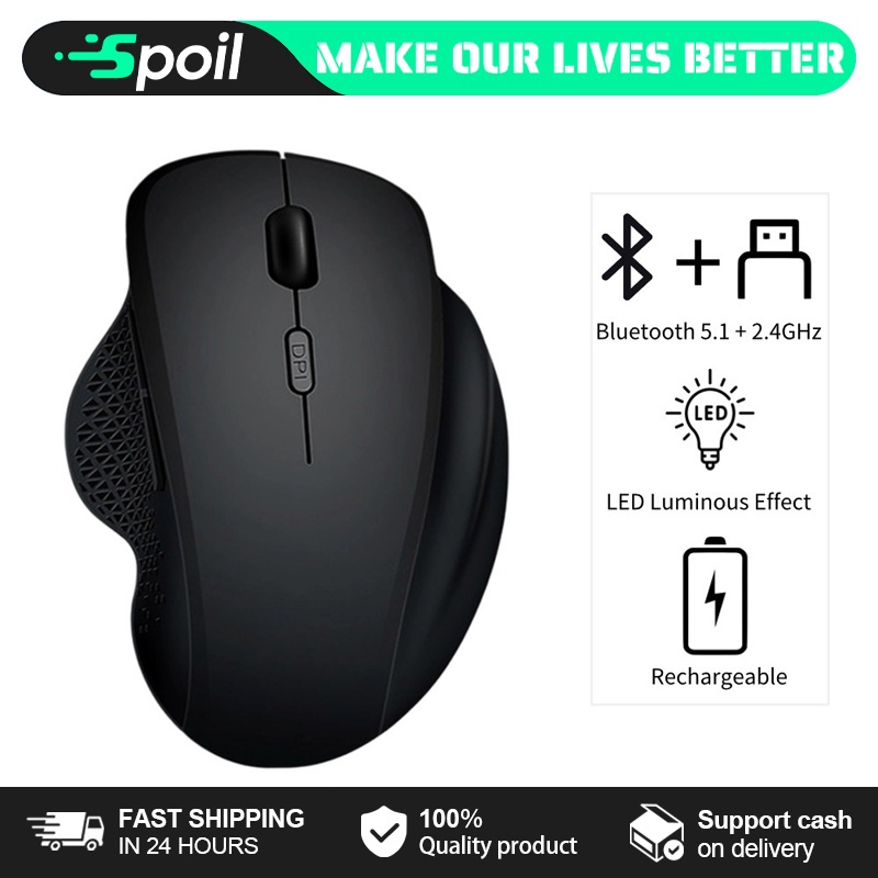 Mouse Wireless Flexible Komputer Tanpa Kabel Kuliah Rekomended Portable Termurah Praktis Tahan Lama