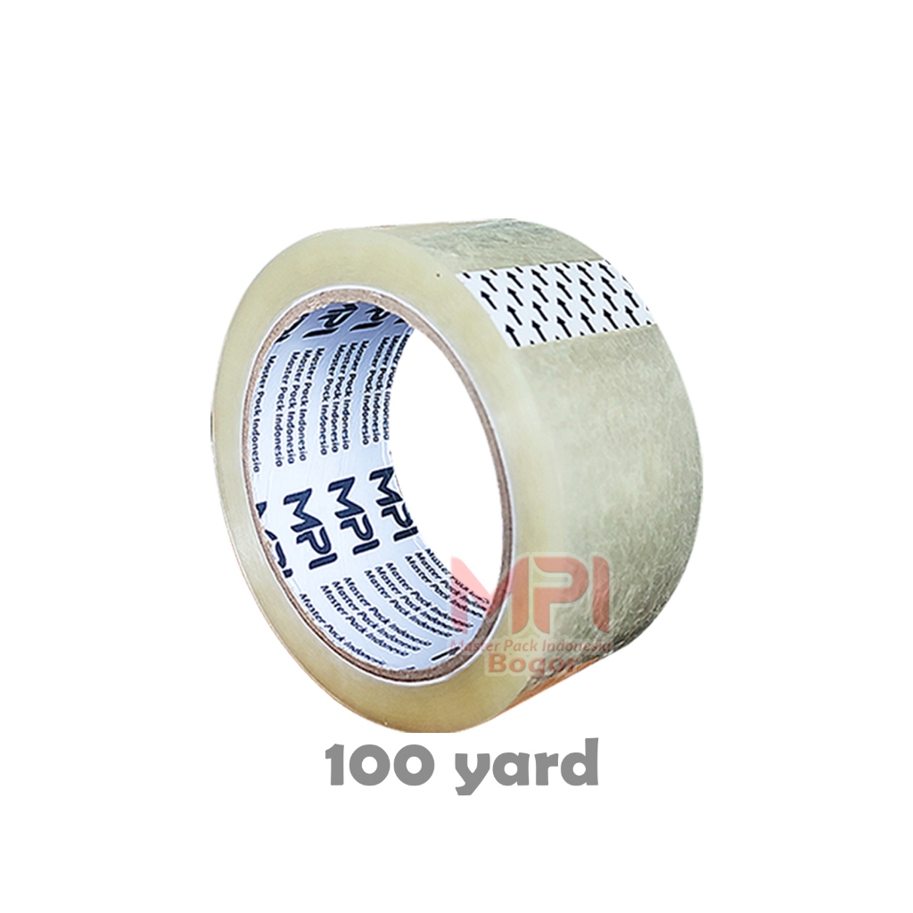 

Lakban Bening Tebal Berkualitas 45 mm x 100 yard - Lakban Pakcing Tebal Murah