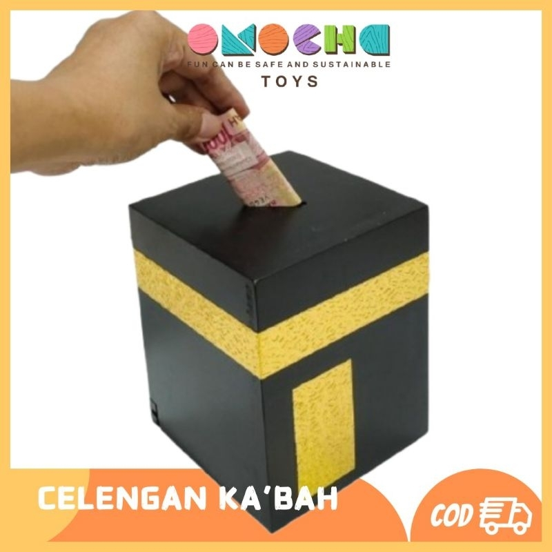 Omocha Toys - Celengan Ka’bah Kualitas Premium Tabungan Mainan Anak