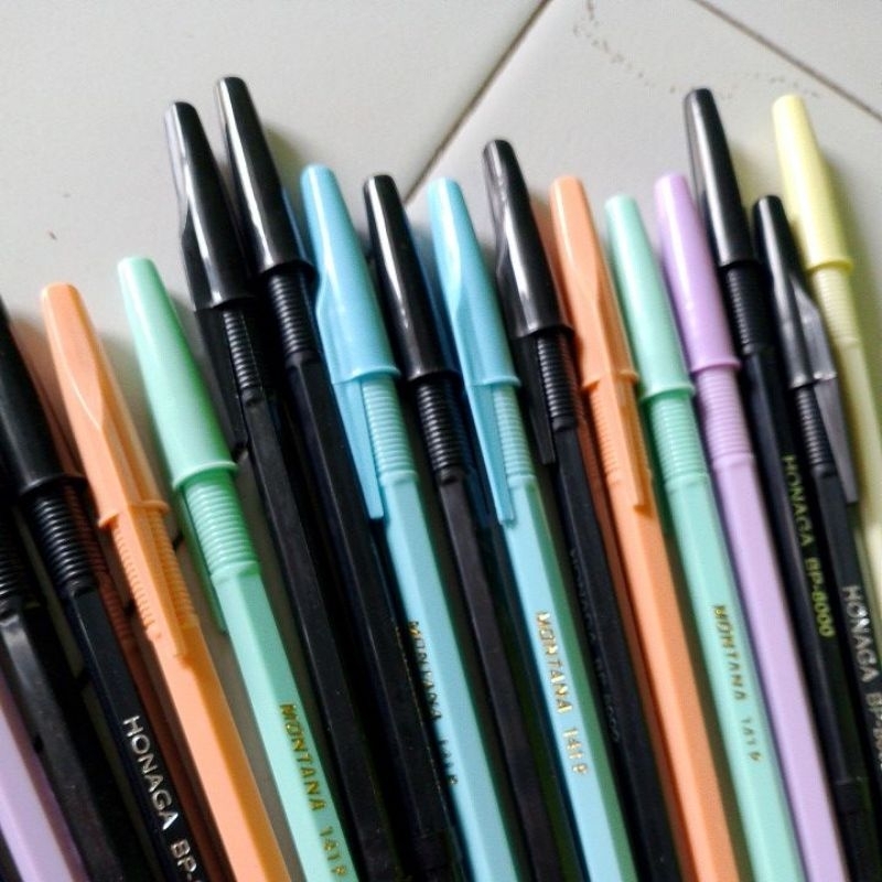 

Pen Montana hitam bulpoin pena hitam ECER alat tulis