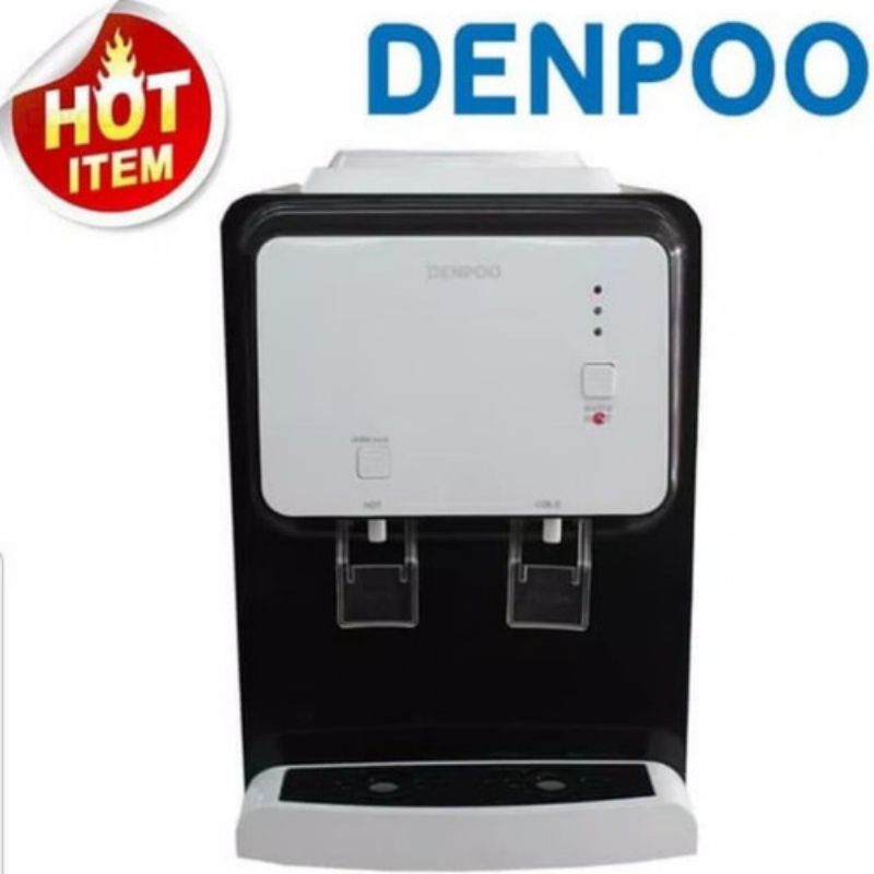 DENPOO Dispenser Denpoo Xavier 2 Dispenser Galon Atas 2 Kran Dispenser meja